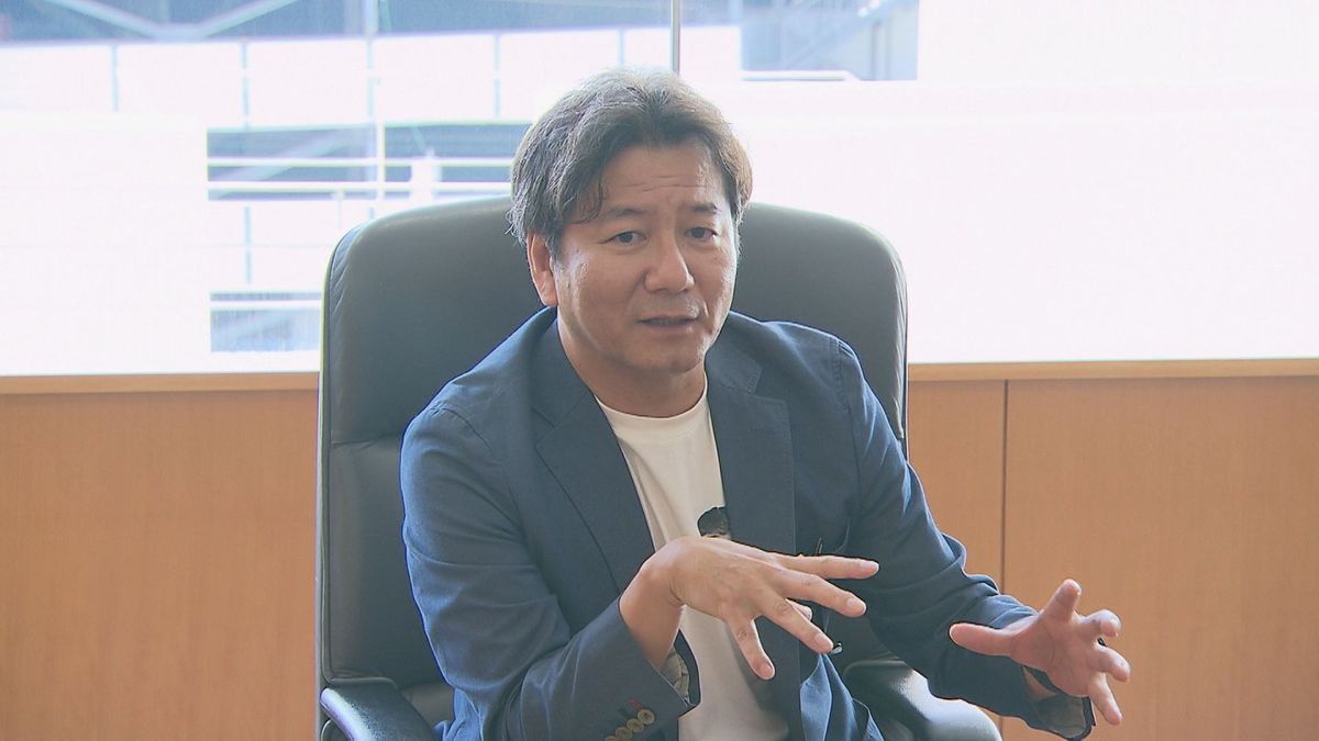 野々村チェアマンKYTに来社　ユナイテッド「クラブとして着実に成長」