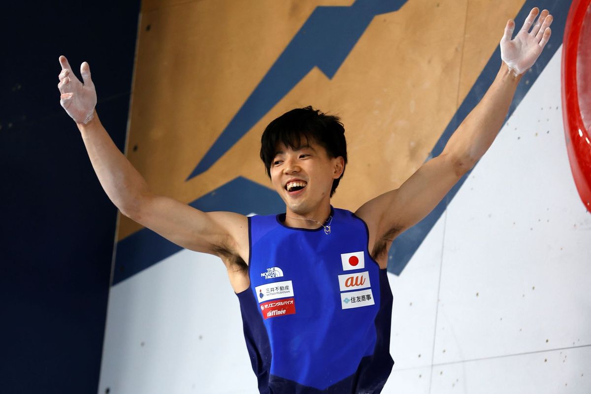 藤井快　ボルダリングで初の世界一