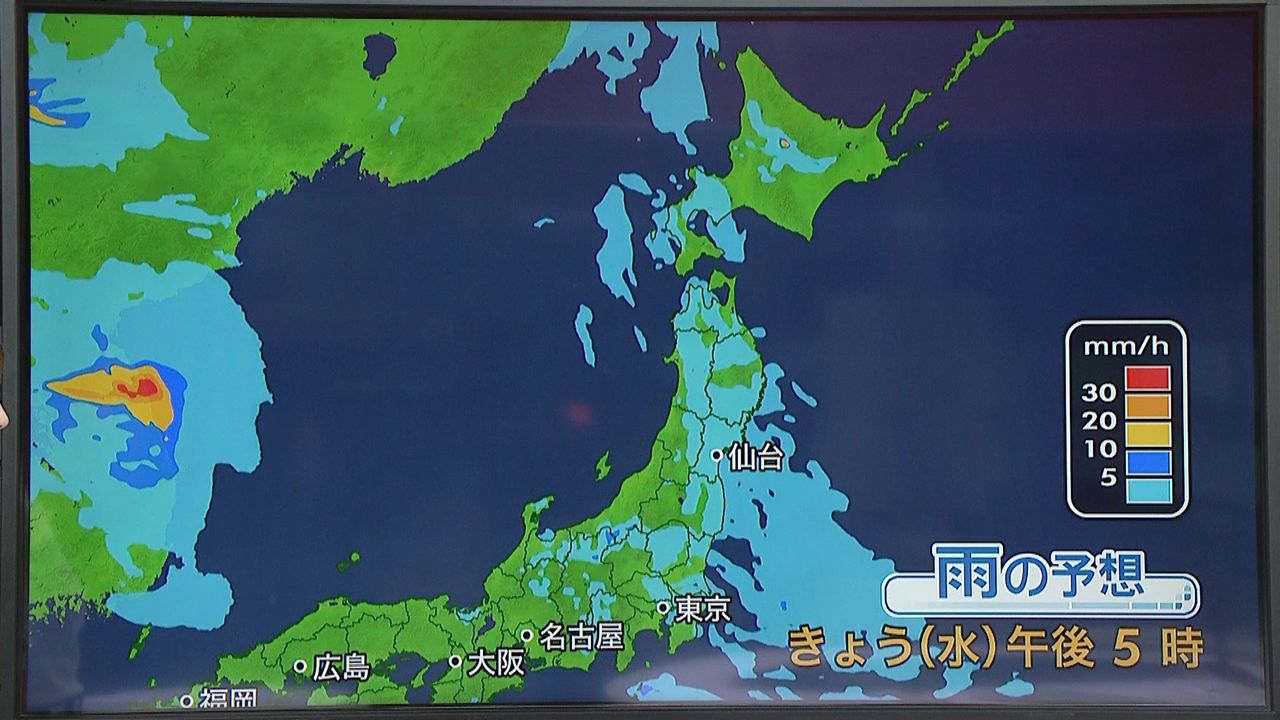 【天気】東日本と北日本は大気の状態不安定　西日本は晴れ間も