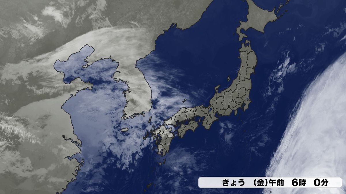 気象衛星による雲画像