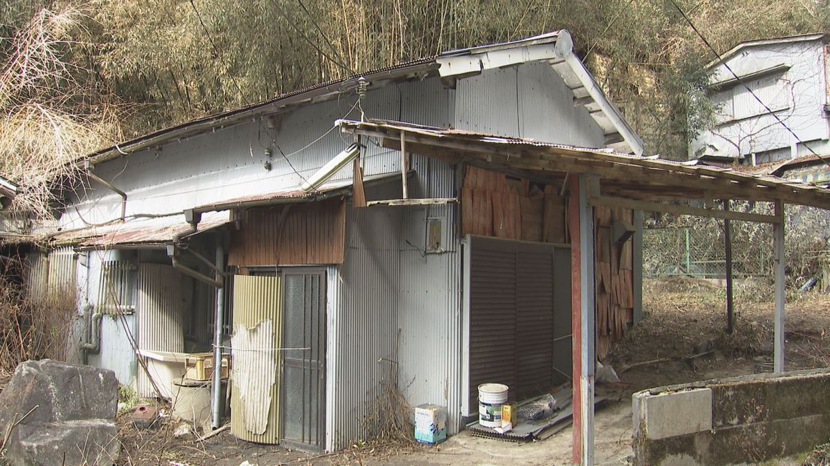 遺体が見つかった現場（大阪・東大阪市）