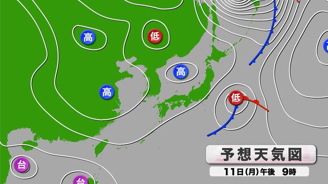 予想天気図