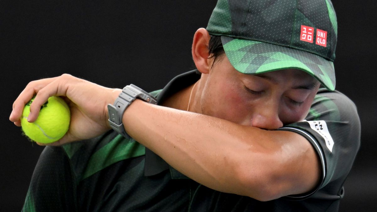 2023アトランタ・オープン準々決勝のテニス・錦織圭選手(写真：AP/アフロ)