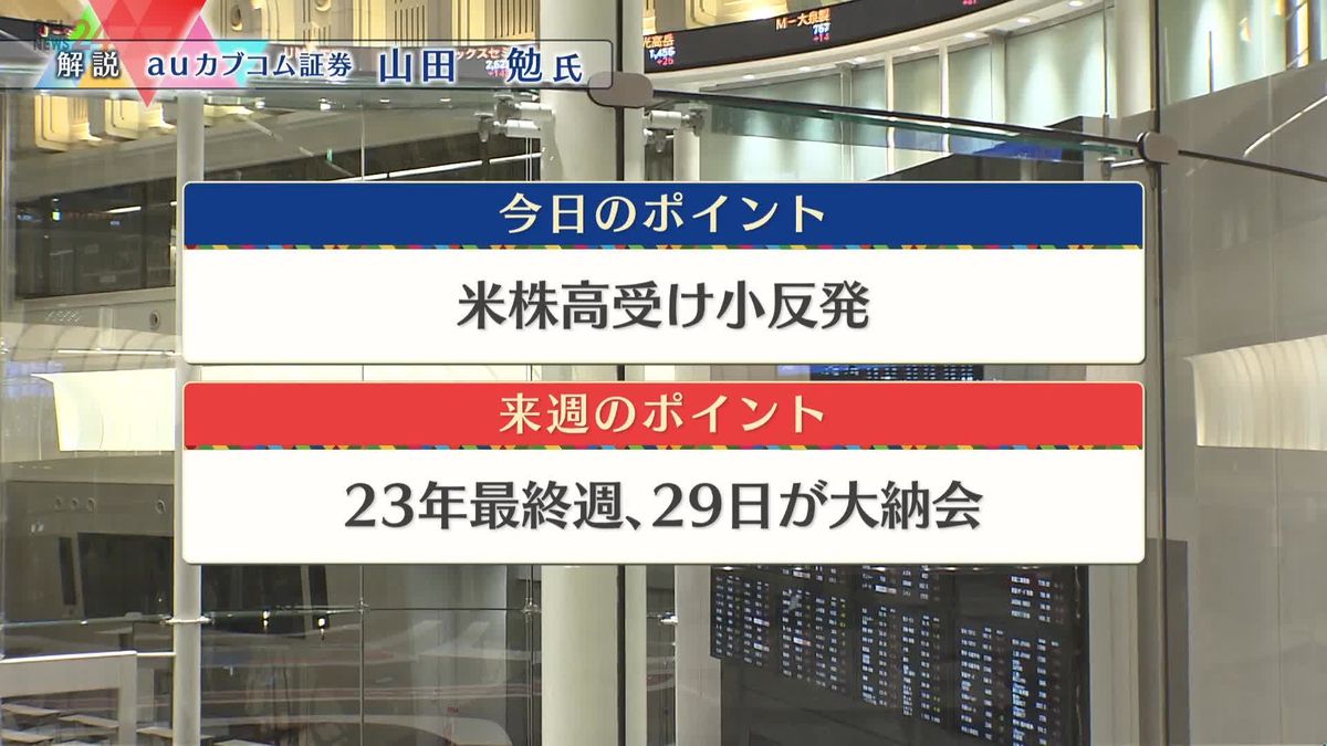 株価見通しは？　山田勉氏が解説