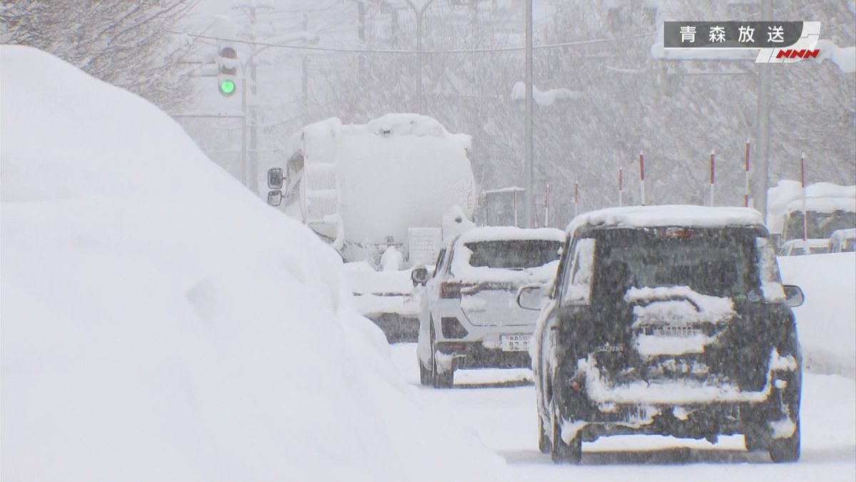 青森市で記録的大雪　積雪一時１１１センチ