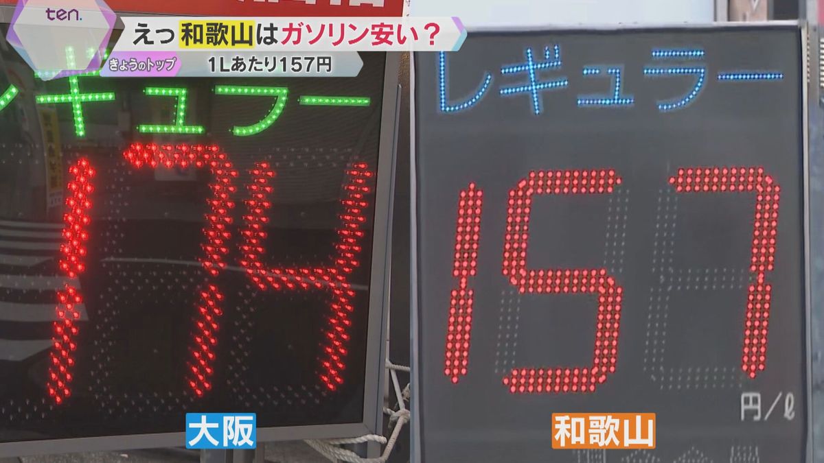 ガソリン価格の高騰が家計を直撃！補助金の縮小で2月には185円程度に　和歌山はガソリンが安い？