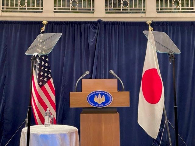 米ワシントン記者会見場