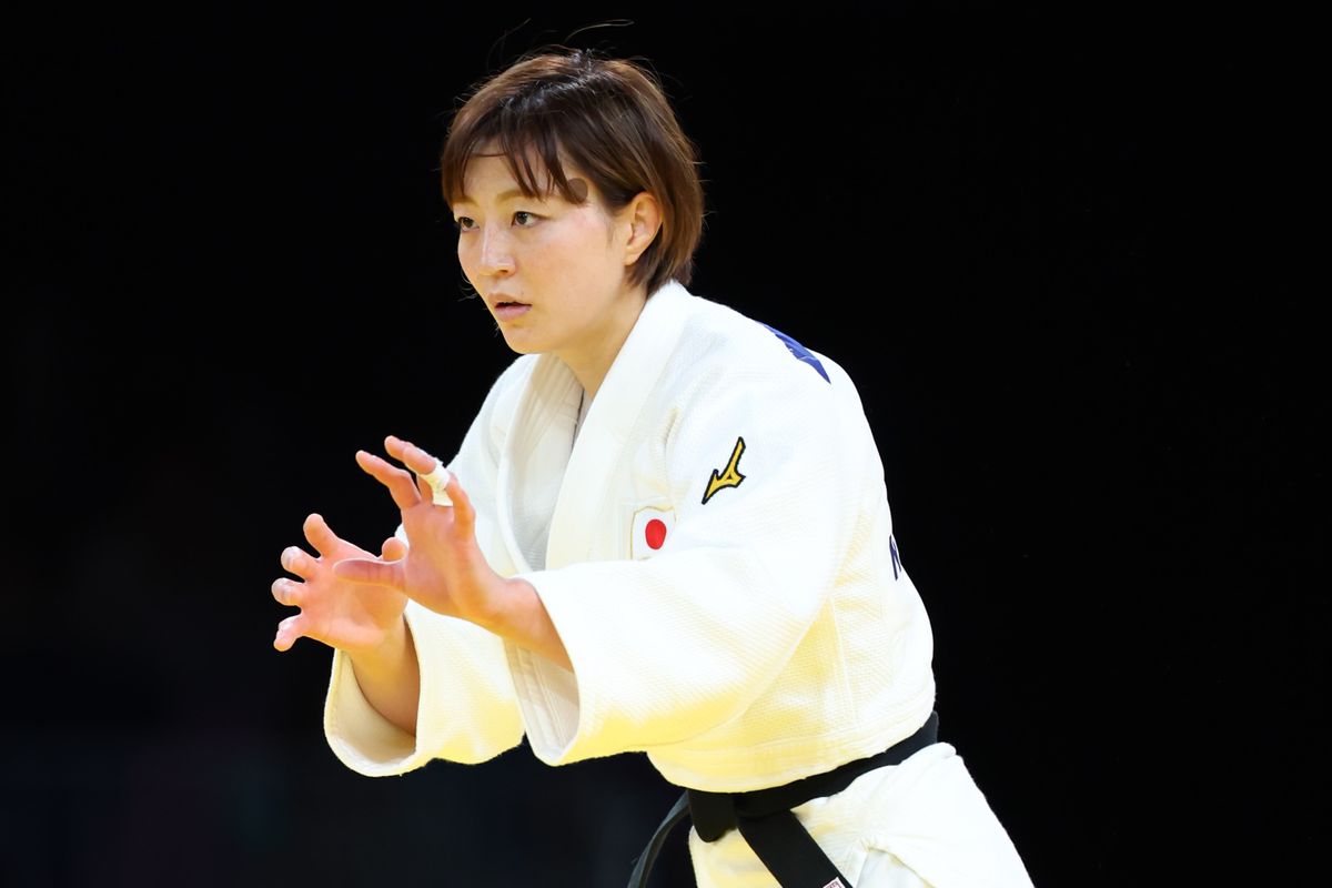 パリ五輪1回戦に挑む角田夏実選手(写真：YUTAKA/アフロスポーツ)