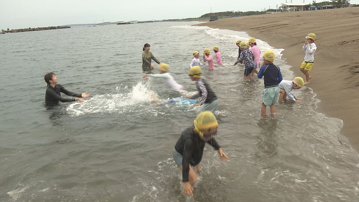 イルカ対策を強化 福井市鷹巣海水浴場で海開き