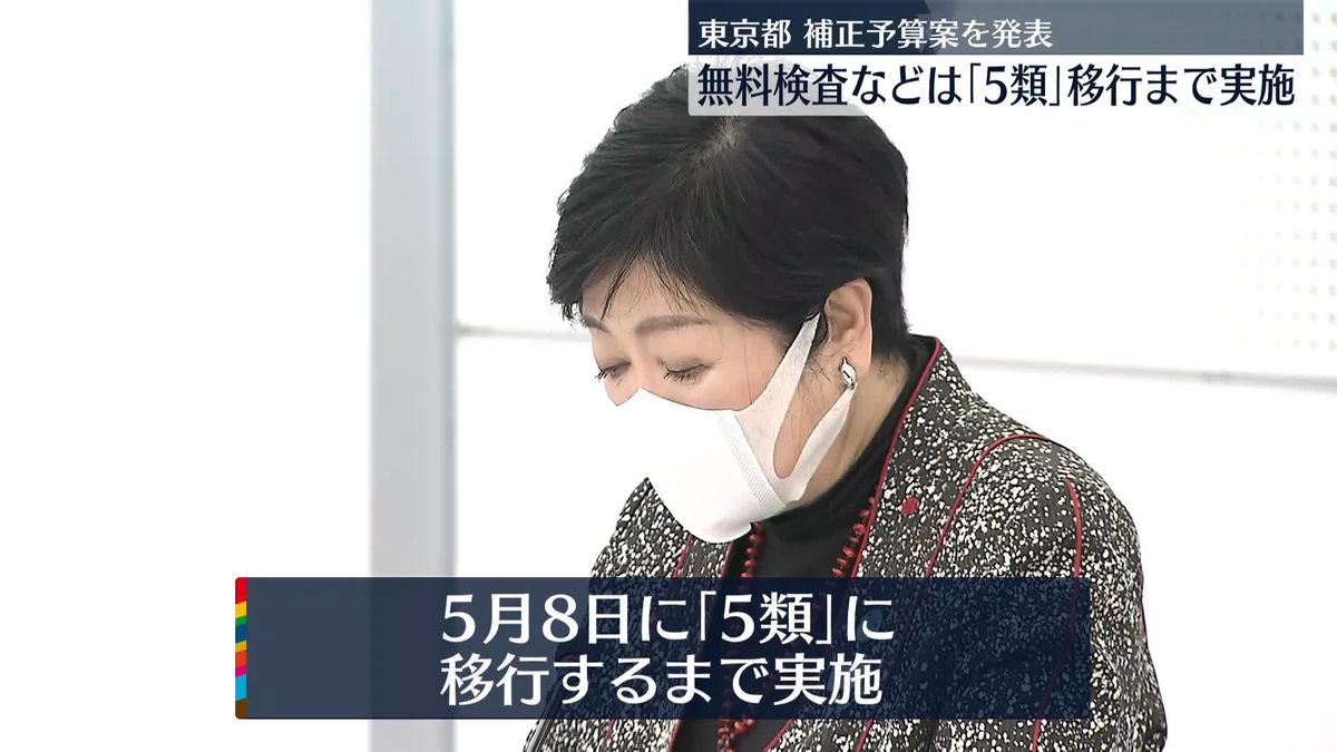 都補正予算案を発表　新型コロナ「5類」移行の対応方針を明らかに　小池知事「段階的に進めていく」