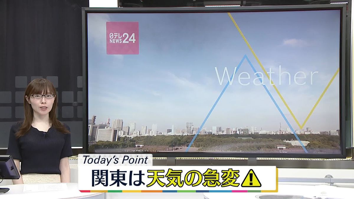 【天気】東北～九州の広い範囲で真夏日予想　関東は天気の急変に注意