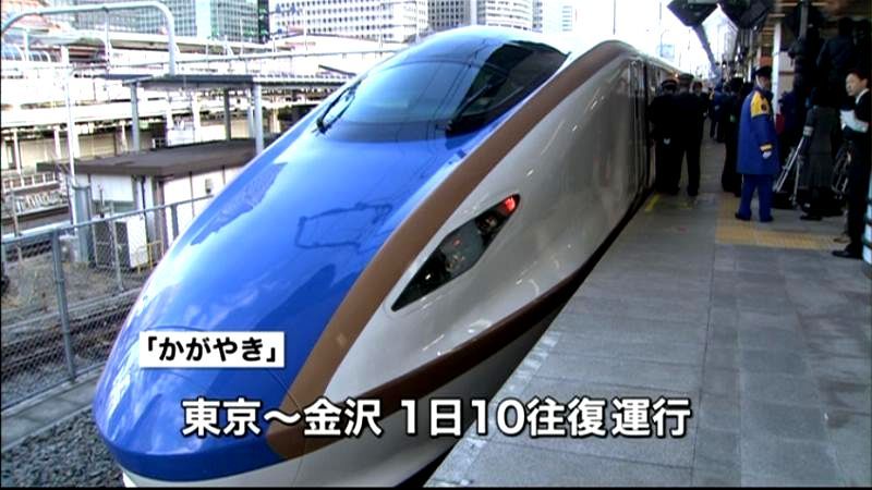 北陸新幹線　長野－金沢間３月１４日開業へ