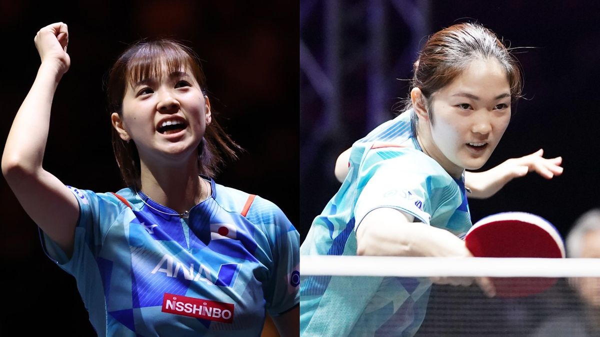 【卓球】長崎美柚が中国選手に大逆転勝利で4強　木原美悠は韓国のエースに快勝で準決勝へ