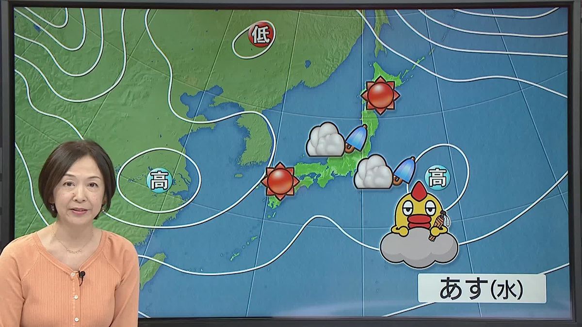 【天気】日中の気温は北日本を中心に前日より高く、昼間の寒さもやわらぐ