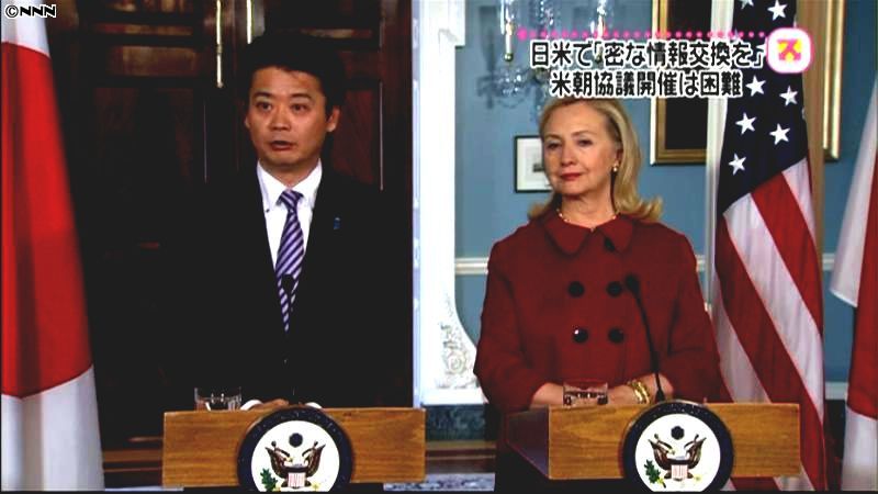 日米外相、北朝鮮情勢めぐり協議