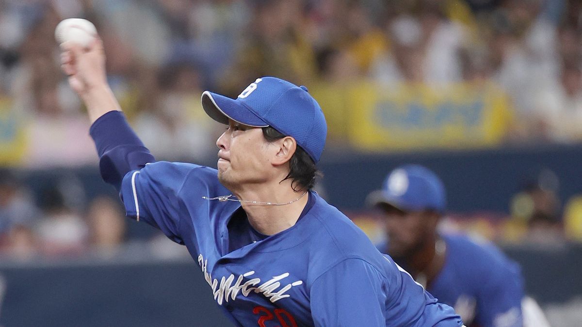 中日の涌井秀章投手(写真：時事)