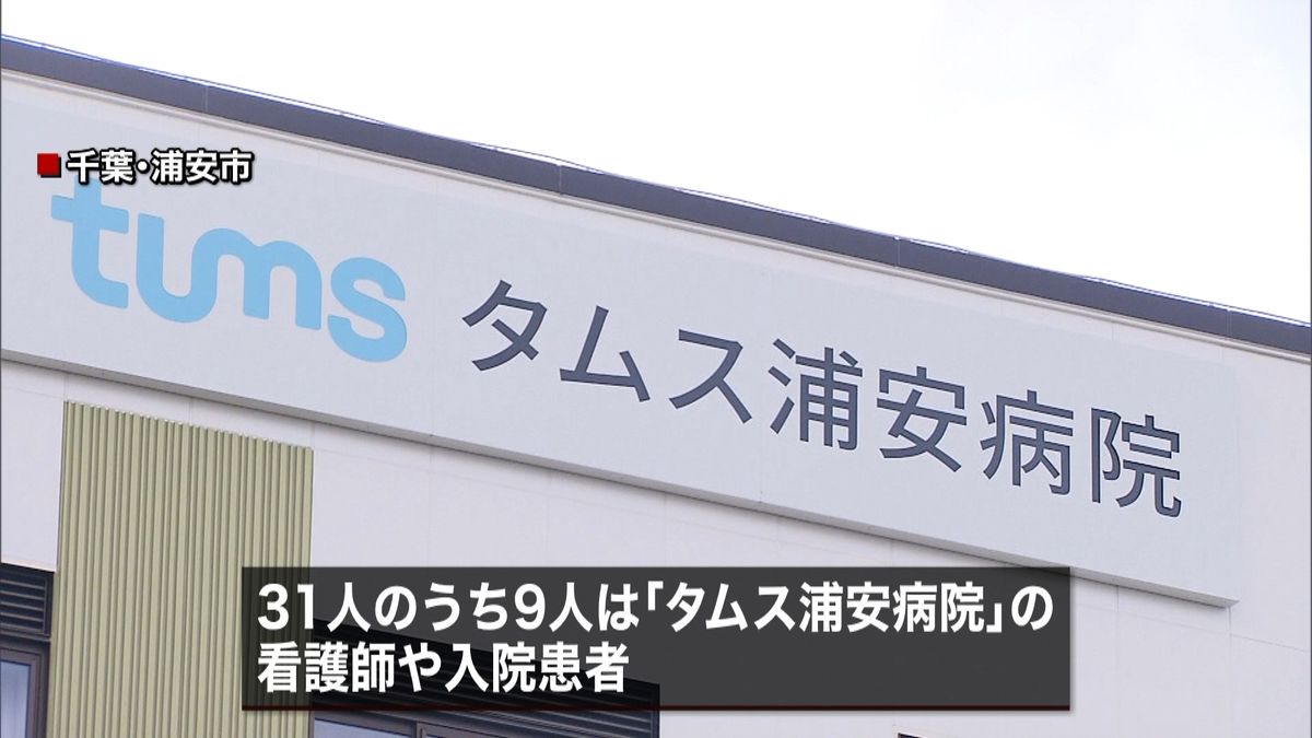 千葉県で３１人感染確認　病院でクラスター