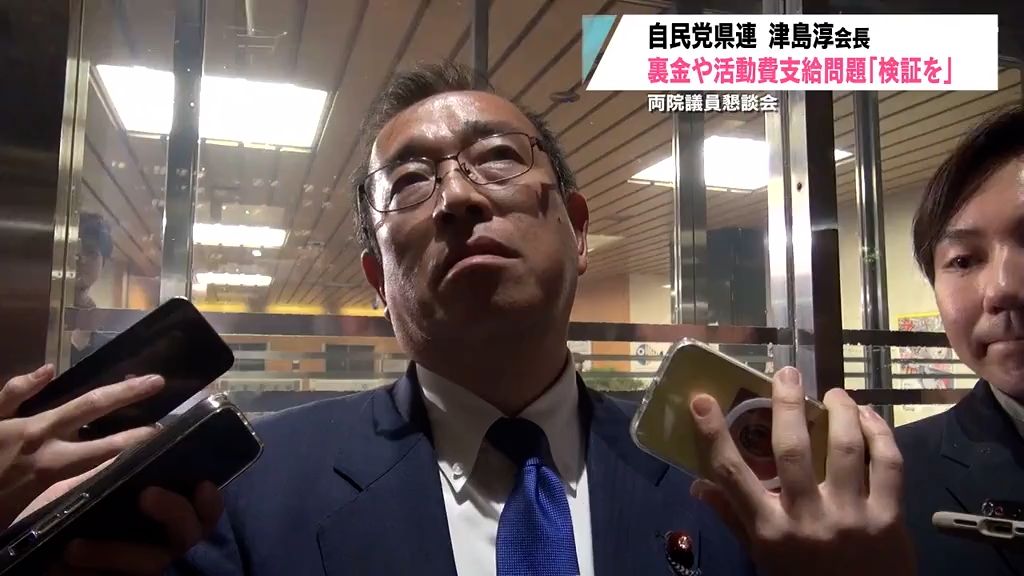 衆議院選挙大敗受け県連・津島会長は「検証が不可欠」　自民党両院議員懇談会