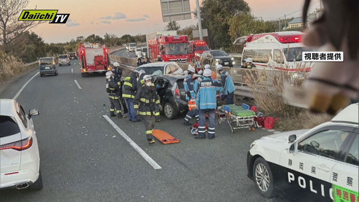 バイパス逆走か　車同士の正面衝突で20代男性死亡【静岡・浜松市】