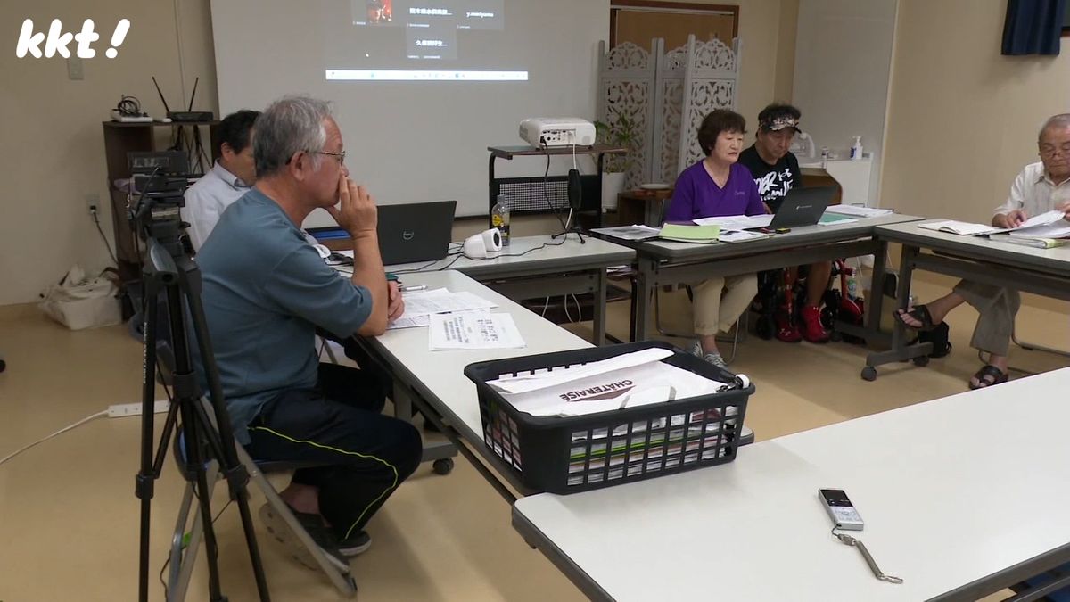 水俣の歴史的遺構を残す会の会見(7月19日･水俣市)