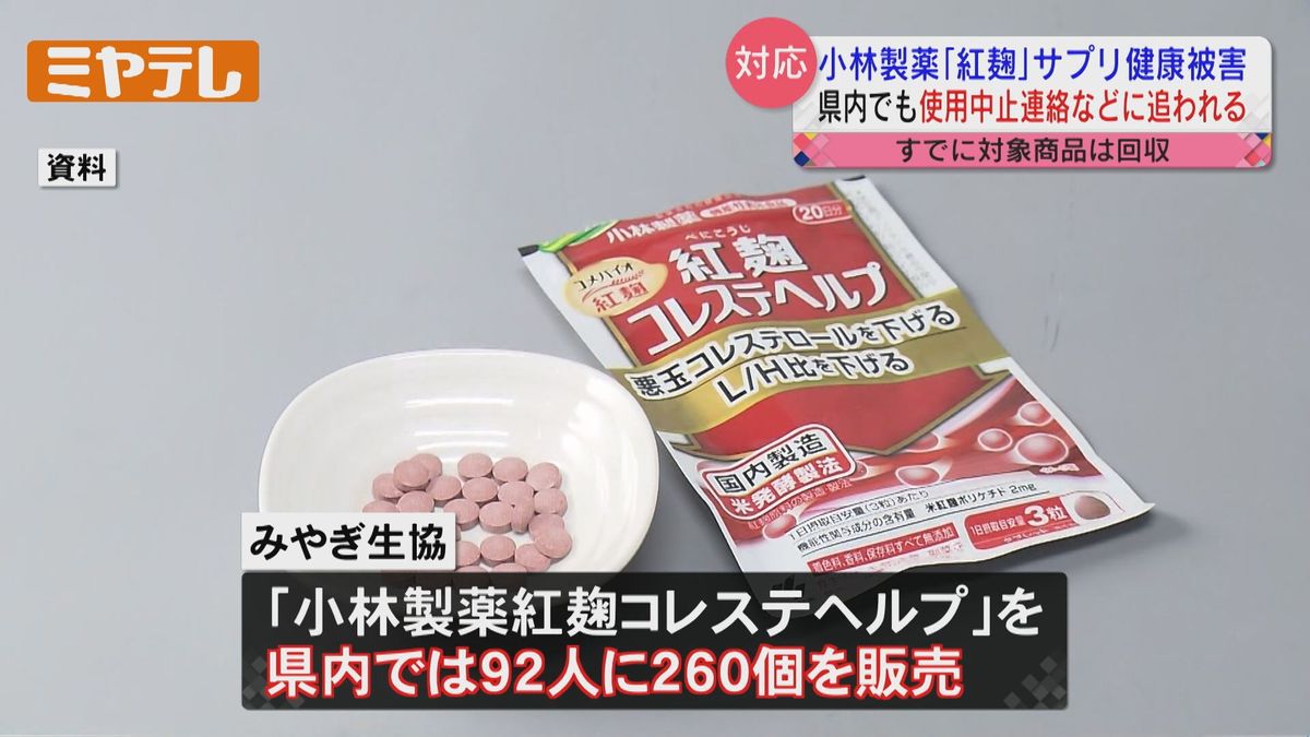 「紅麹原料」問題受け…みやぎ生協も対応に追われる「一人一人に電話がけ」