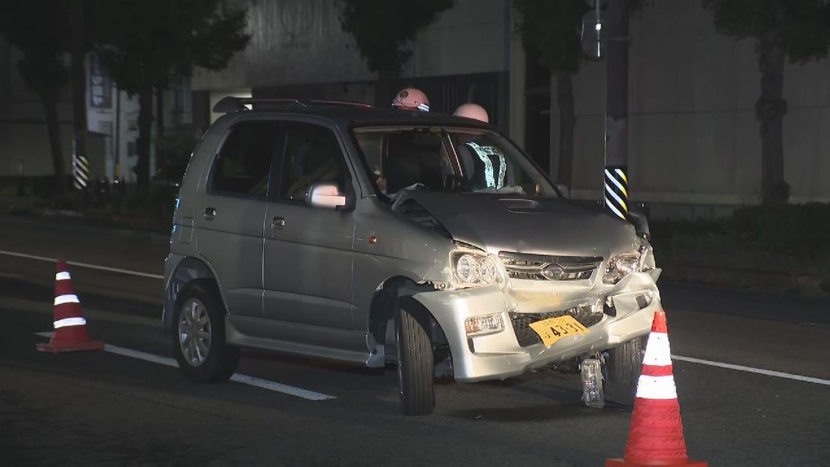 車２台が正面衝突したところに路線バスが…計３台が絡む事故　運転手１人がけが　岐阜市