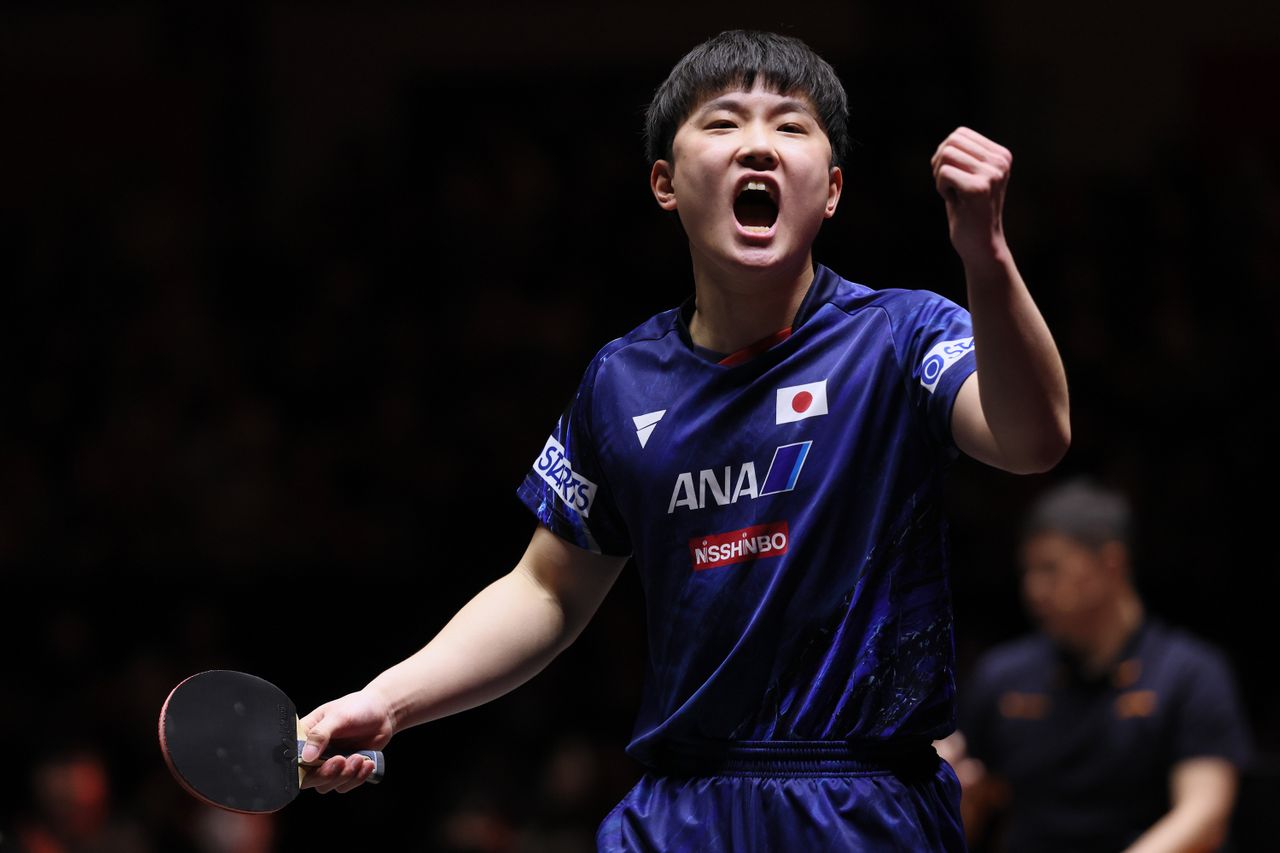 卓球】張本智和「ほぼ100点に近い」難敵・韓国選手にストレート勝利 日本勢シングルスで唯一の4強  準決勝は中国の世界2位と激突（2024年11月22日掲載）｜日テレNEWS NNN