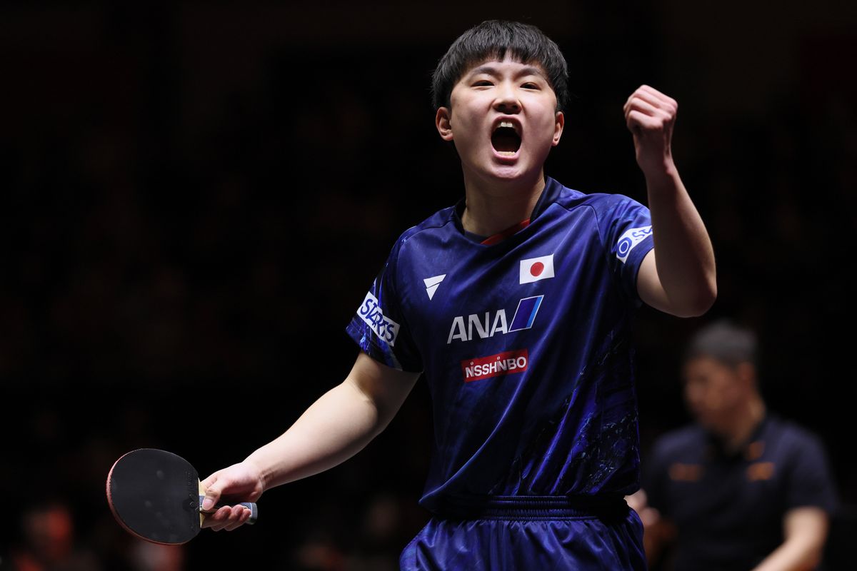 【卓球】張本智和「ほぼ100点に近い」難敵・韓国選手にストレート勝利　日本勢シングルスで唯一の4強 　準決勝は中国の世界2位と激突