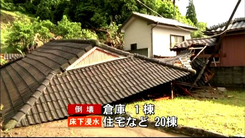 ２集落で３６世帯が“孤立”鹿児島・肝付町