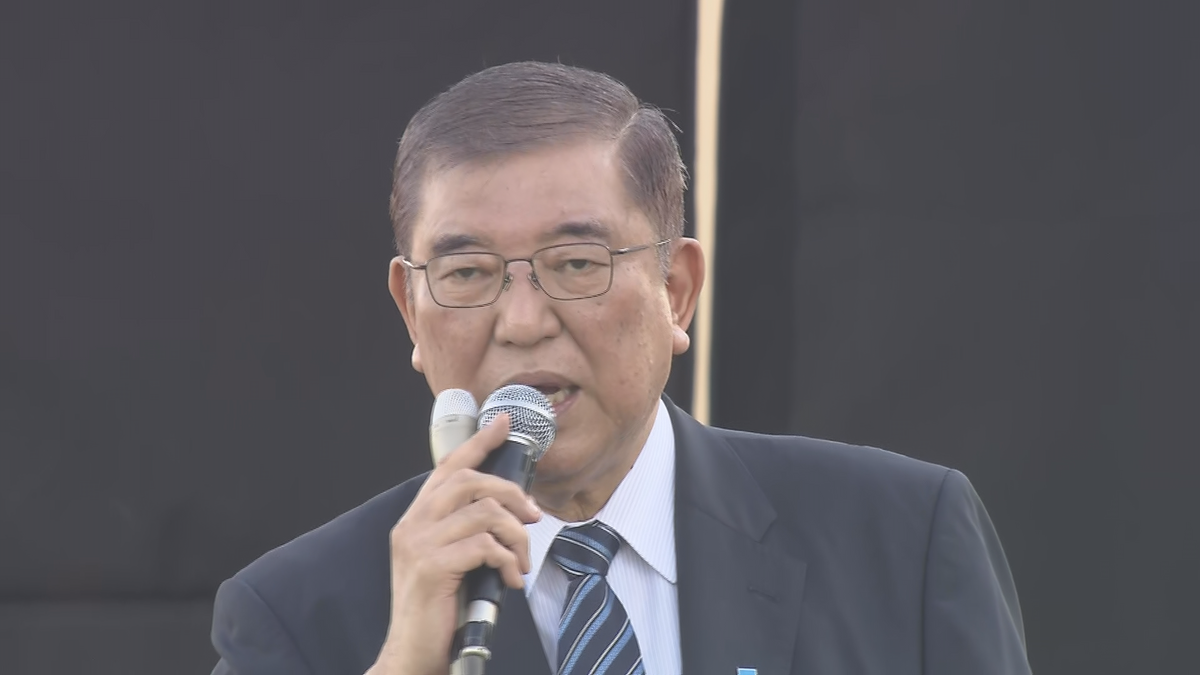 首相就任後　初めての信州入り　石破首相が長野市で遊説　政治とカネの問題「不記載という問題あった。大変申し訳ございません」大型の経済対策を実現、国防、地方創生訴える