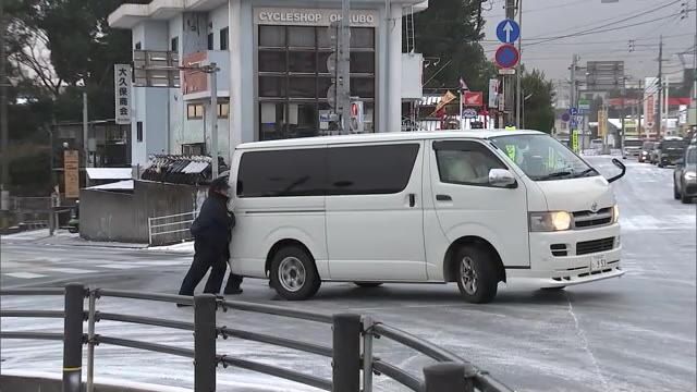 今シーズン最強寒波　雪や路面凍結が原因とみられる事故多発　夕方にかけて大雪に注意　大分	