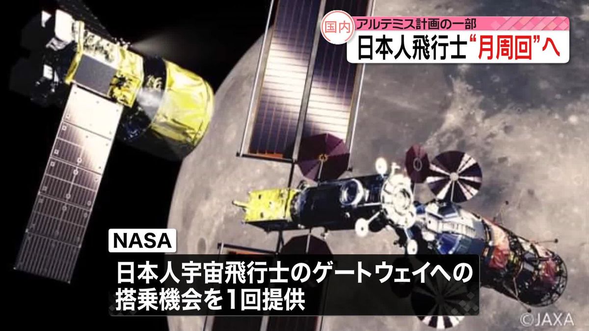 新建設される宇宙ステーション「ゲートウェイ」で日本人飛行士“月周回”へ　アメリカが月面探査を目指す「アルテミス計画」の一部で