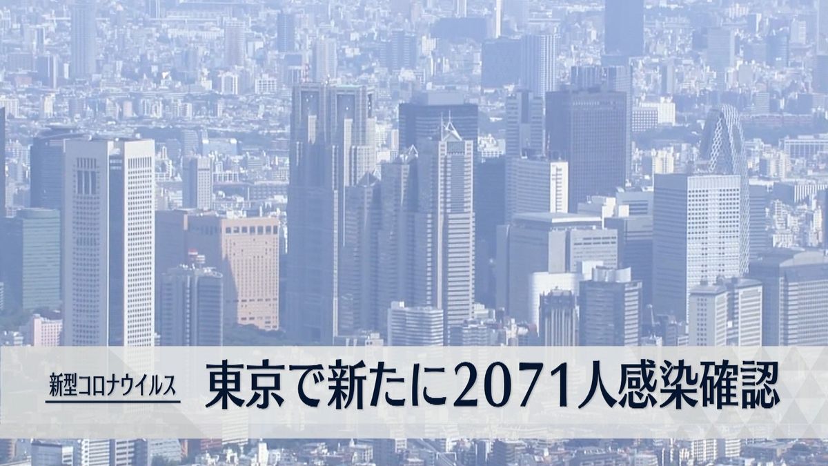 東京都2071人の感染確認　22日連続で前週下回る
