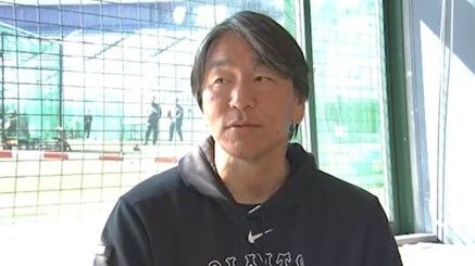 プロ野球・巨人の春季キャンプに臨時コーチとして参加した元巨人の松井秀喜さん