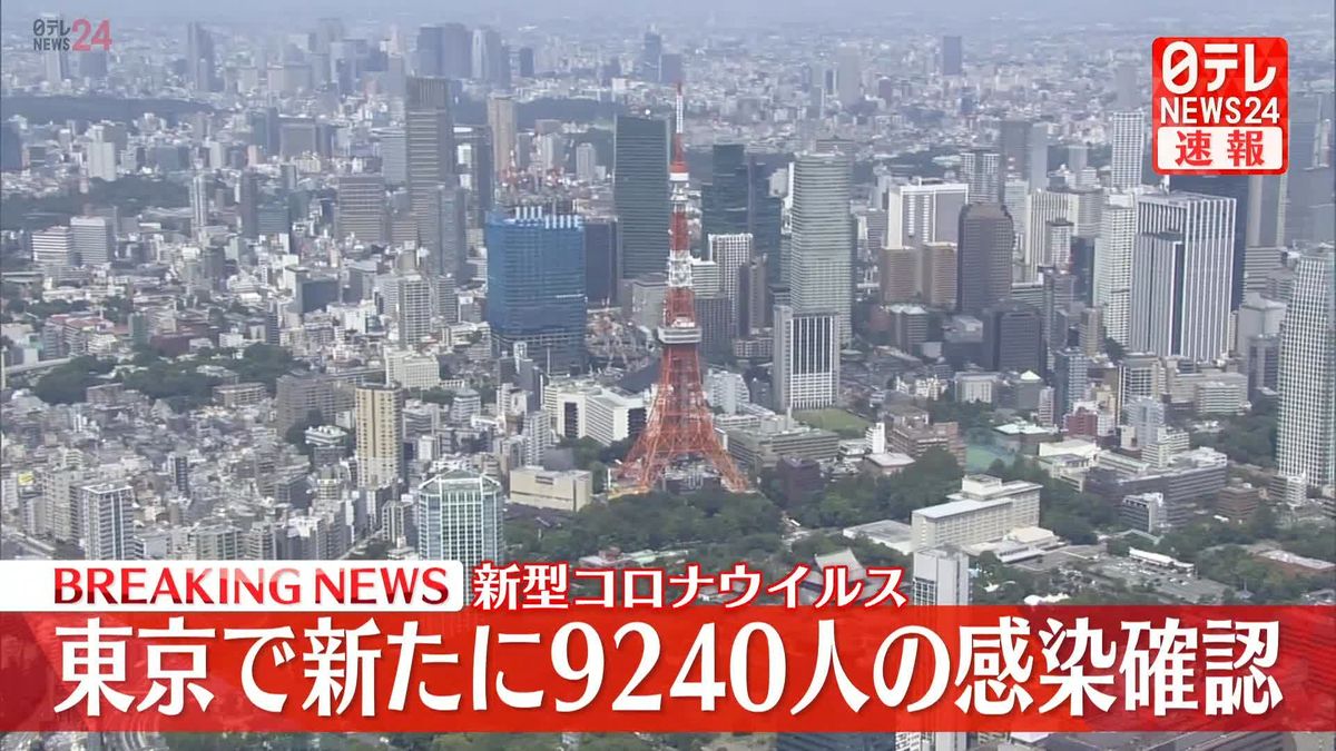 東京で新たに9240人の感染確認　19日連続で前週下回る