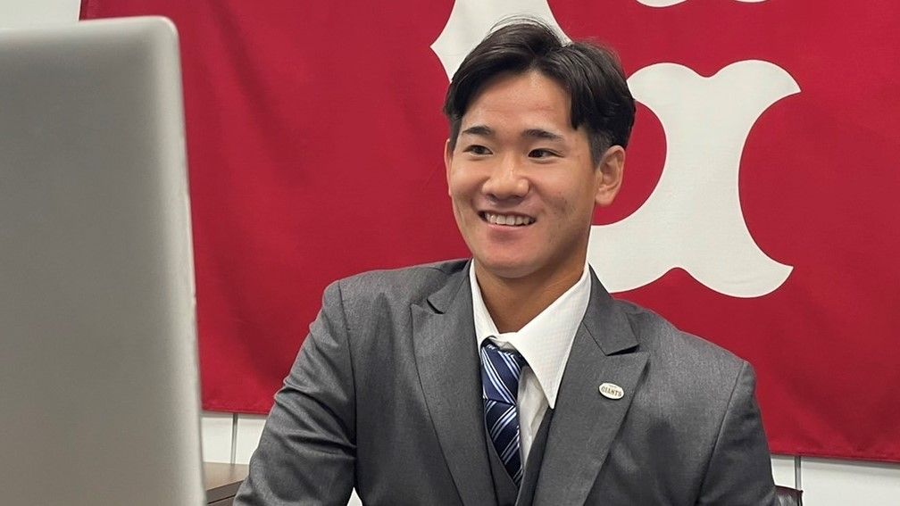 【巨人】井上温大が140万円増の650万円でサイン　今オフはDeNA・今永昇太と自主トレ「一つ一つ見たり聞いたりして吸収していきたい」