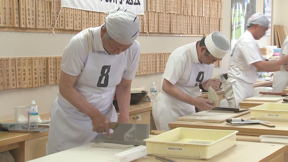 素人そば打ち名人大会　九州予選開催　大分県豊後高田市