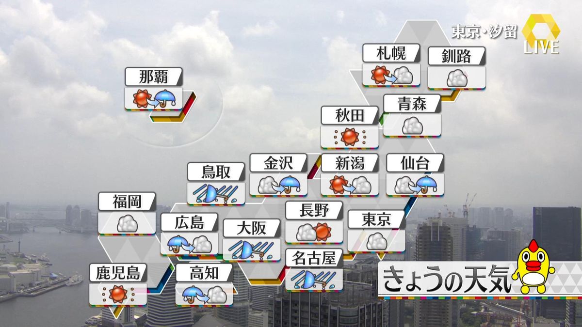 【天気】台風7号、近畿を北上へ…東海、中国、四国、北陸なども暴風雨で大荒れに