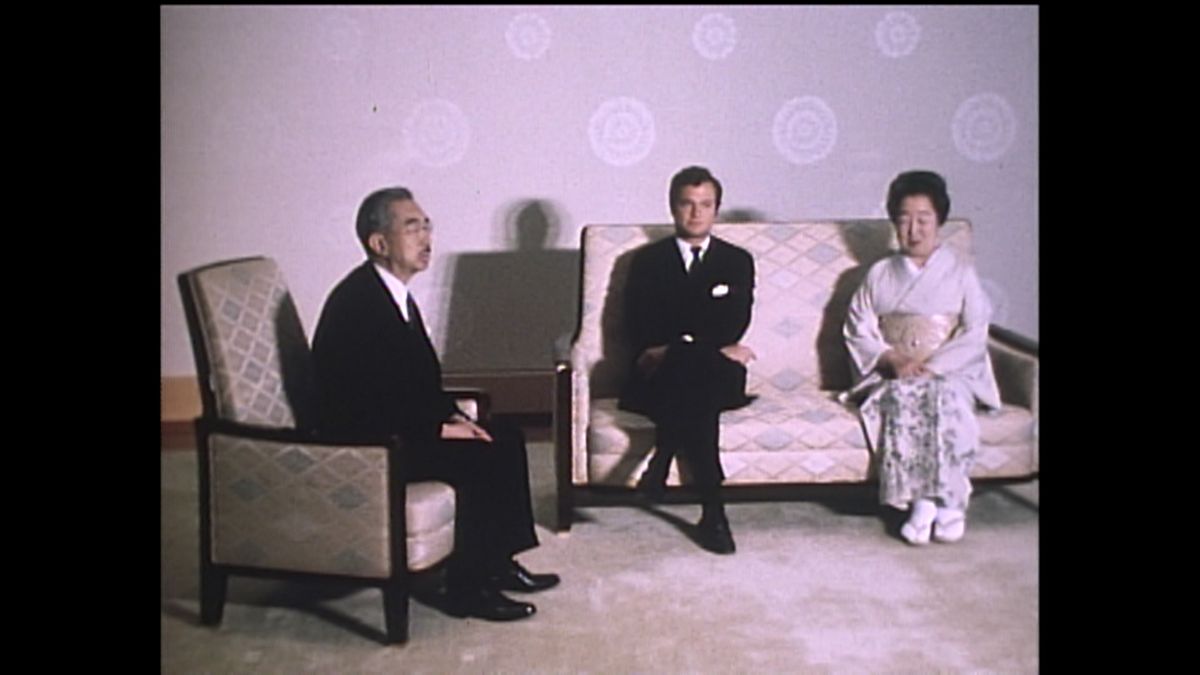 1970年　昭和天皇・香淳皇后とグスタフ国王（当時皇太子・24歳）