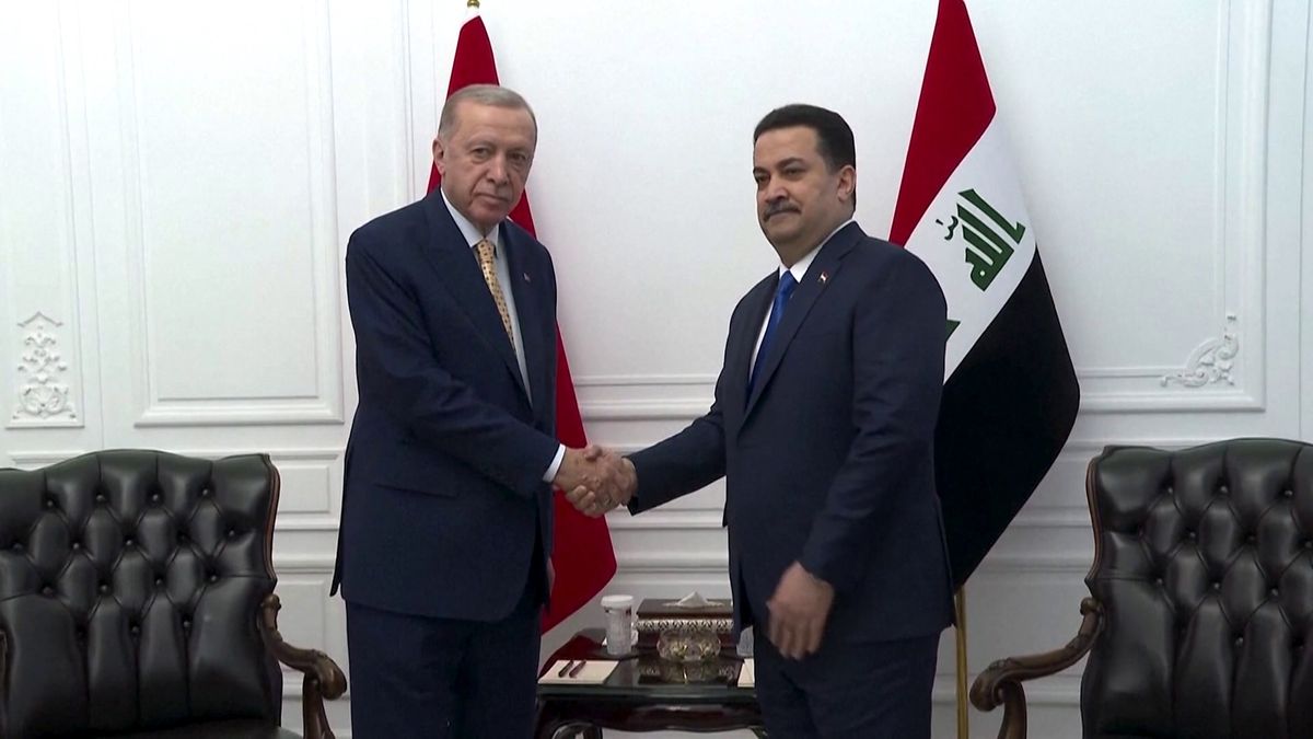 トルコのエルドアン大統領が13年ぶりにイラク訪問　PKKへの対応など協力求める