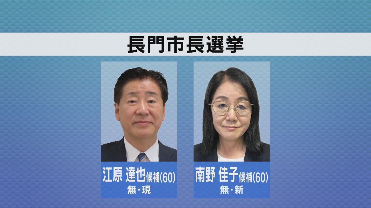 【選挙】山口・長門市長選挙告示　現職と新人が立候補「保守分裂の一騎打ち」に