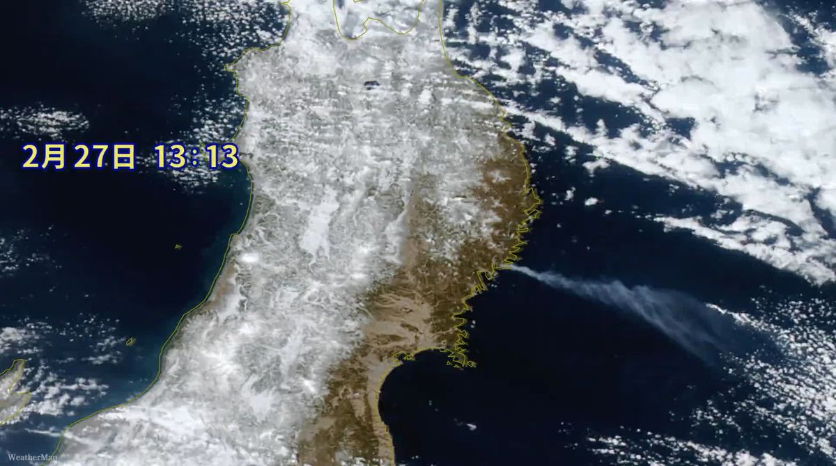 大船渡の山林火災　気象衛星からも煙を確認　全国的に火災・延焼起こりやすい気象条件