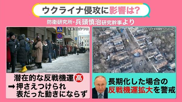 反戦機運とウクライナ侵攻への影響は？